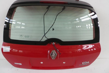 Renault Clio 2 II Phase 2 ab 01 Heckklappe rot Rohbau